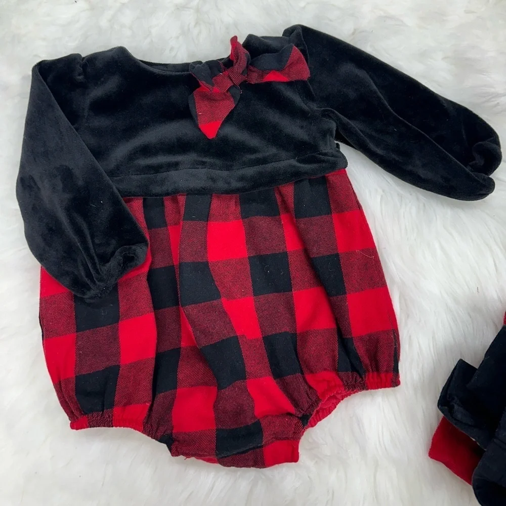 Baby Girl Matching Outfit 6-9 Months  Three piece set